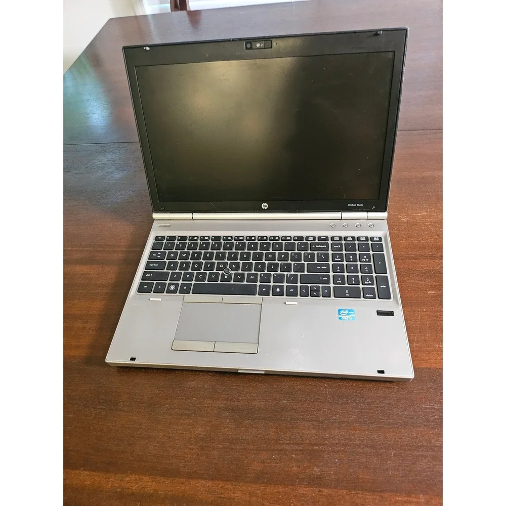 HP EliteBook 8560p Laptop 15.6 Silver Intel Core i5 DVD Drive Parts Only No Cord